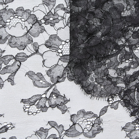 T25M13679 | Floral Viscose & Cotton Lace