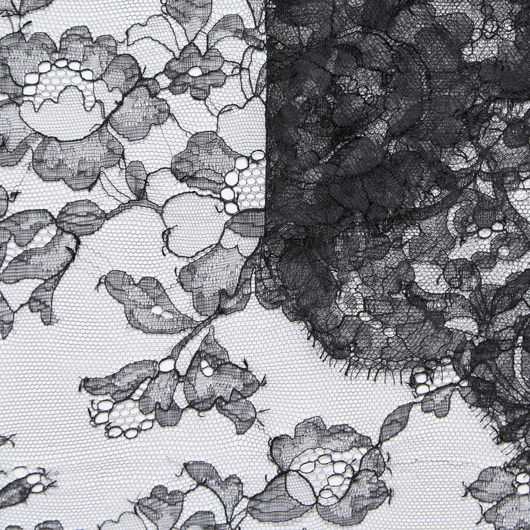 T25M13679 | Floral Viscose &amp; Cotton Lace - view 2