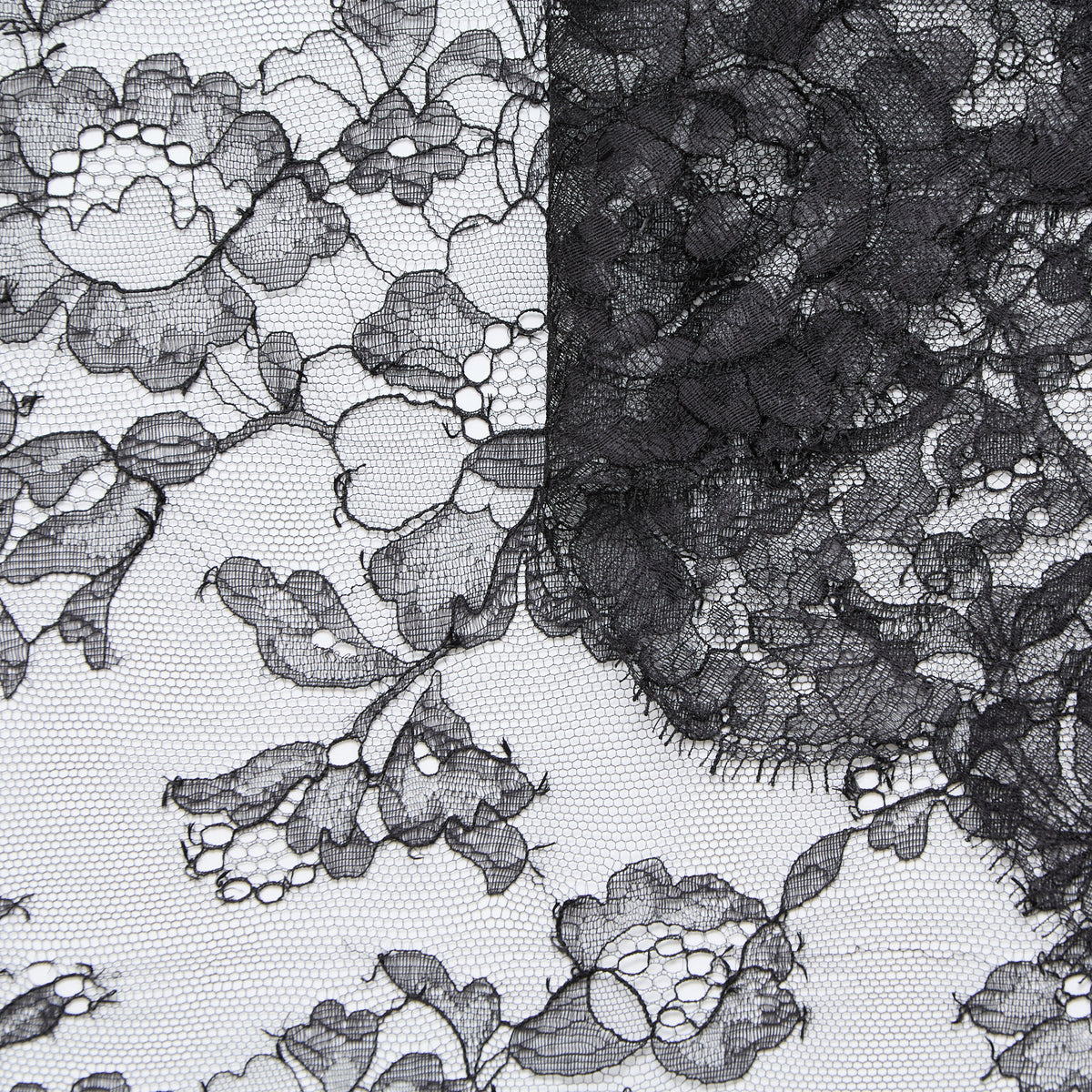 T25M13679 | Dentelle Florale en Viscose et Coton