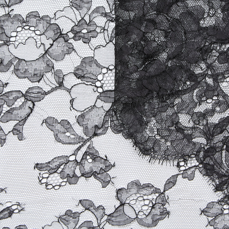 T25M13679 | Dentelle Florale en Viscose et Coton