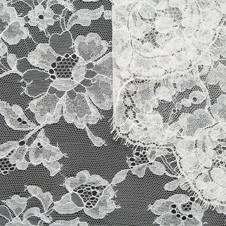 T25M13679 | Floral Viscose &amp; Cotton Lace - view 1