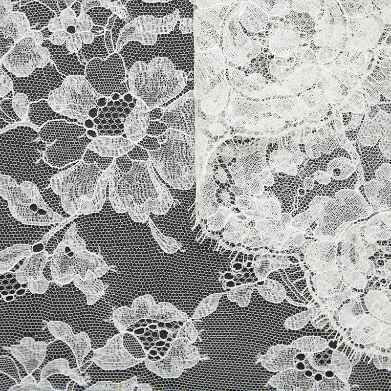 T25M13679 | Dentelle Florale en Viscose et Coton