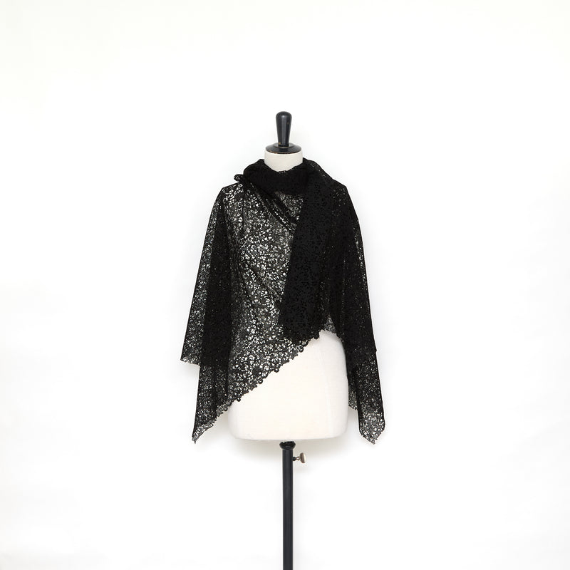 T25M13680 | Guipure Florale en Coton