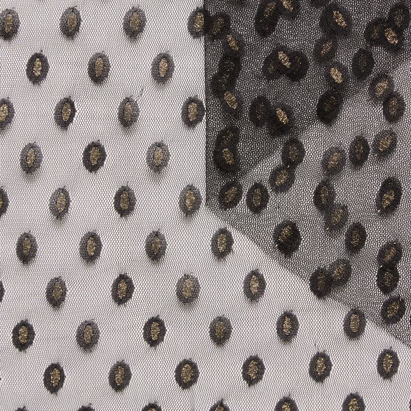 T25M13723 | Pois Dorés sur Tulle