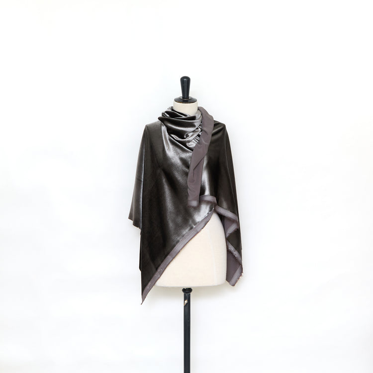 T25M13739 | Velours Effet Liquide en Viscose et Soie - vue 2