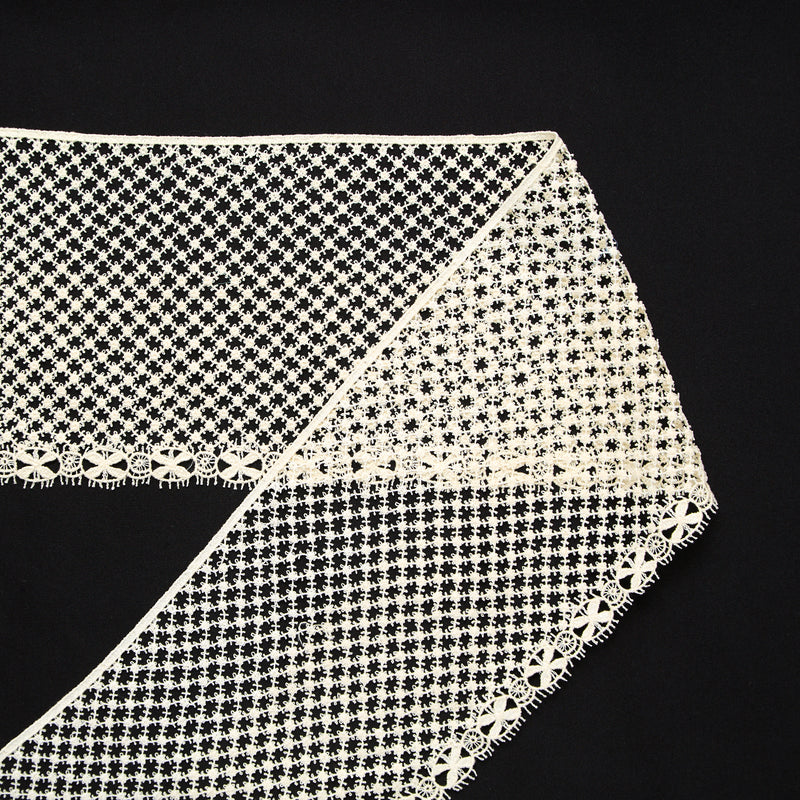 T25M13789 | Galon Pâquerettes en Coton 15cm