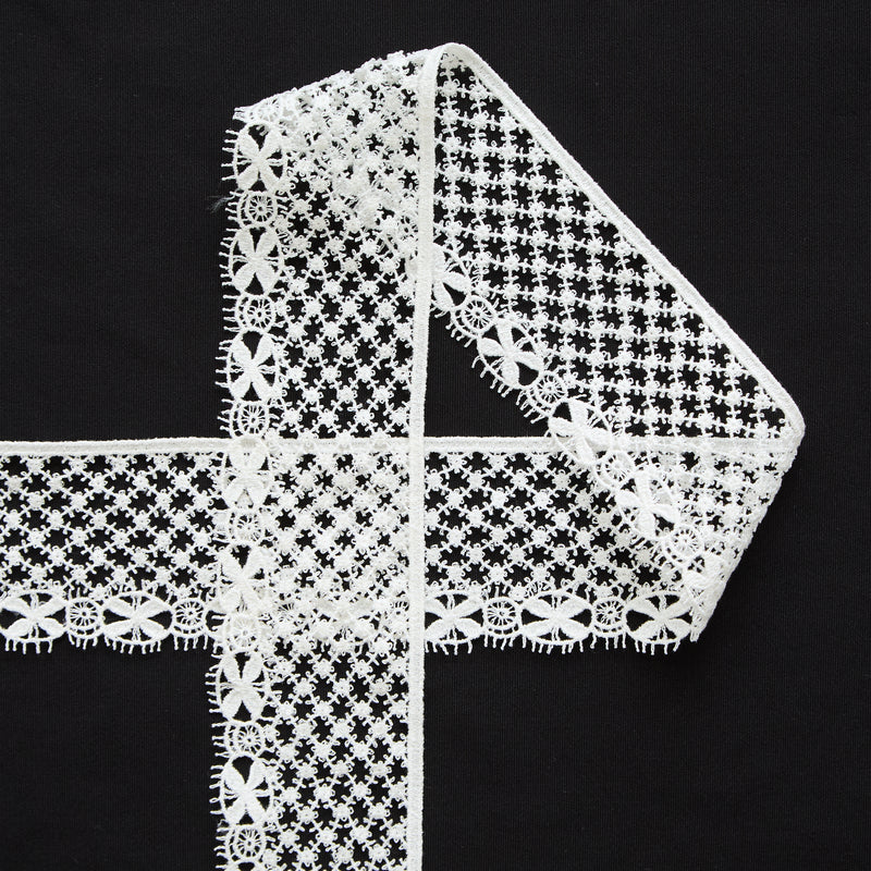 T25M13790 | Galon Marguerite de Coton 5 cm