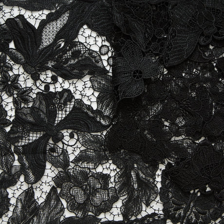 T25M13794 | Butterfly Floral Cotton Guipure