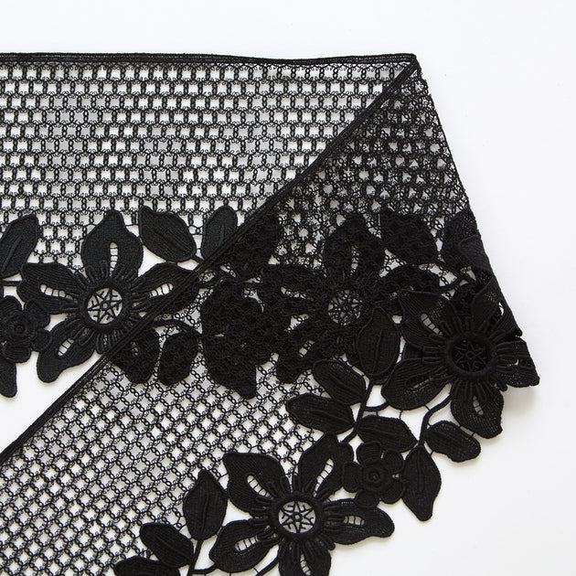 T25M13798 | Floral Cotton Guipure Galloon 10cm