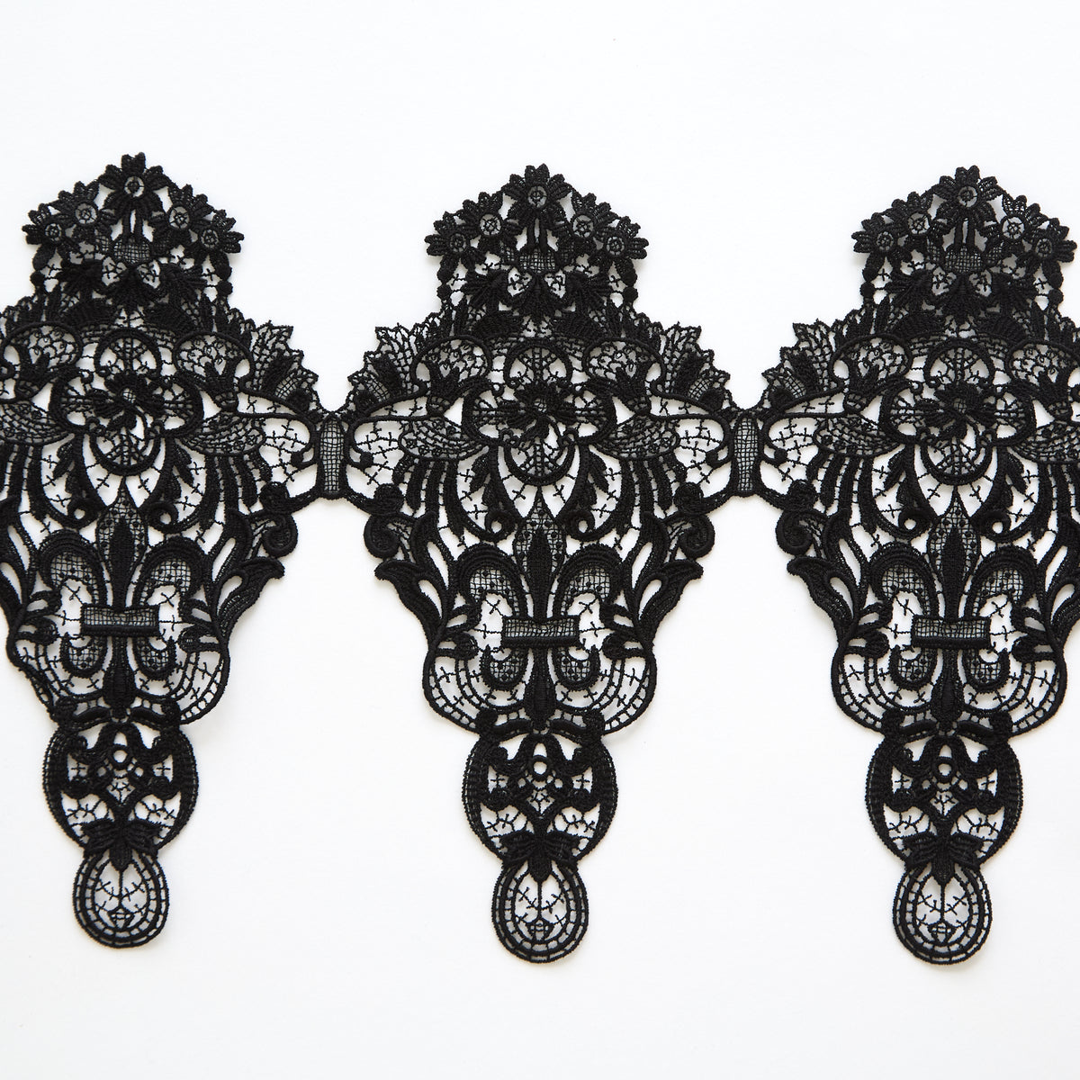 T25M13808 | Galon Guipure Festonné Lys 21cm