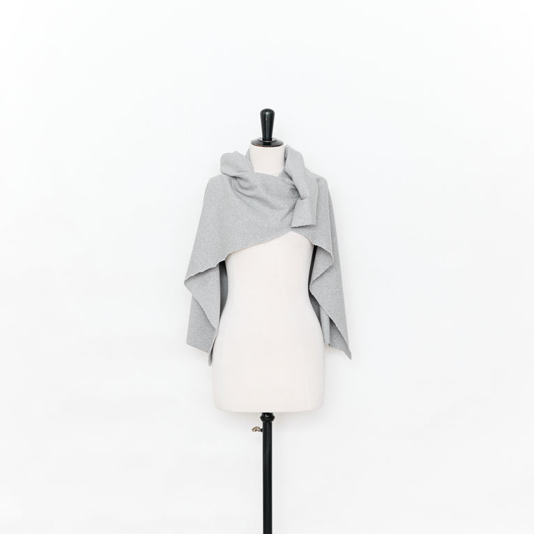 T25M14090 | Rib 2x2 Tricoté Stretch et Chiné en Coton - vue 2