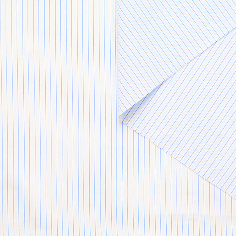 T25M14123 | Striped Cotton Poplin - view 1