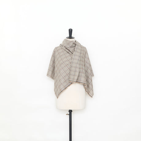  Fancy Checked Crepe Wool