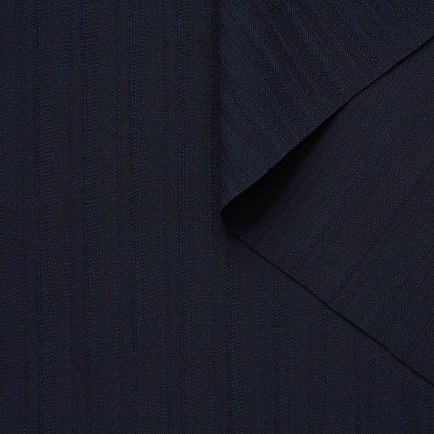 T25M14152 | Striped Jaquard Virgin Wool Suiting