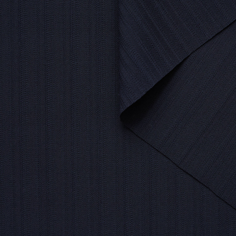 T25M14152 | Suiting Jacquard Rayé en Laine Vierge - vue 1