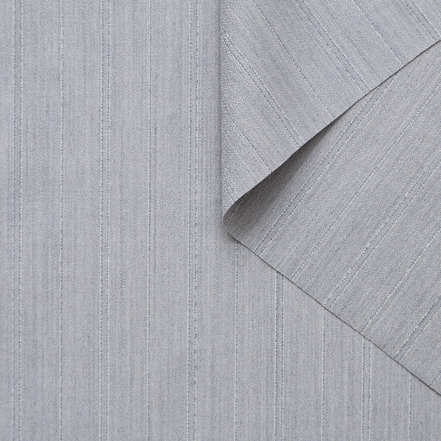T25M14158 | Suiting à Rayures Effet Craie en Laine & Mohair