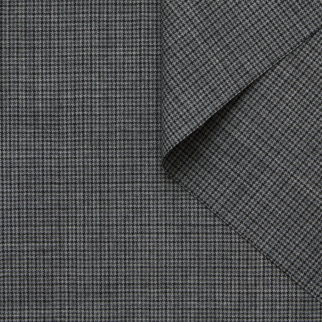 T25M14161 | Suiting à Carreaux en Laine Vierge