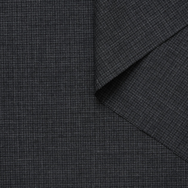 T25M14161 | Checked Virgin Wool Suiting