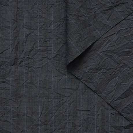 T25M14164 | Creased Striped Wool Suiting