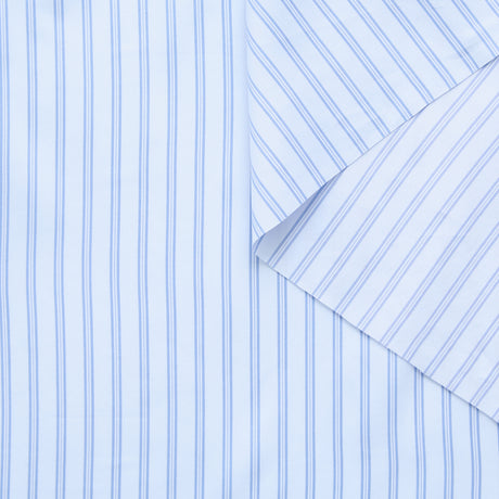 T25M14167 | Striped Cotton & Silk Poplin