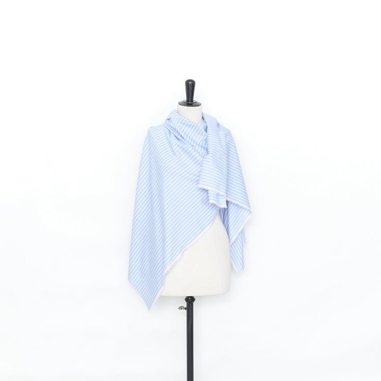 T25M14167 | Striped Cotton &amp; Silk Poplin - view 2