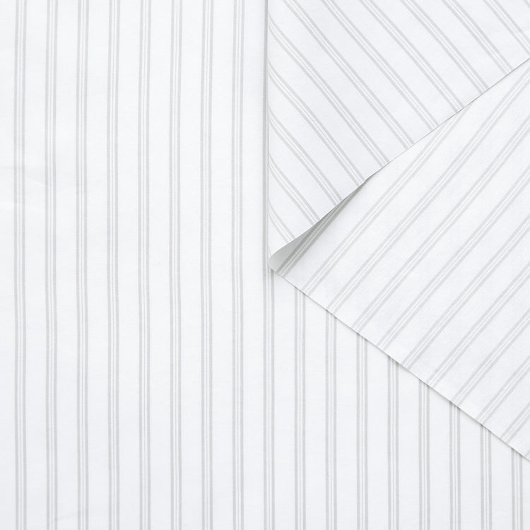 T25M14167 | Striped Cotton &amp; Silk Poplin - view 1