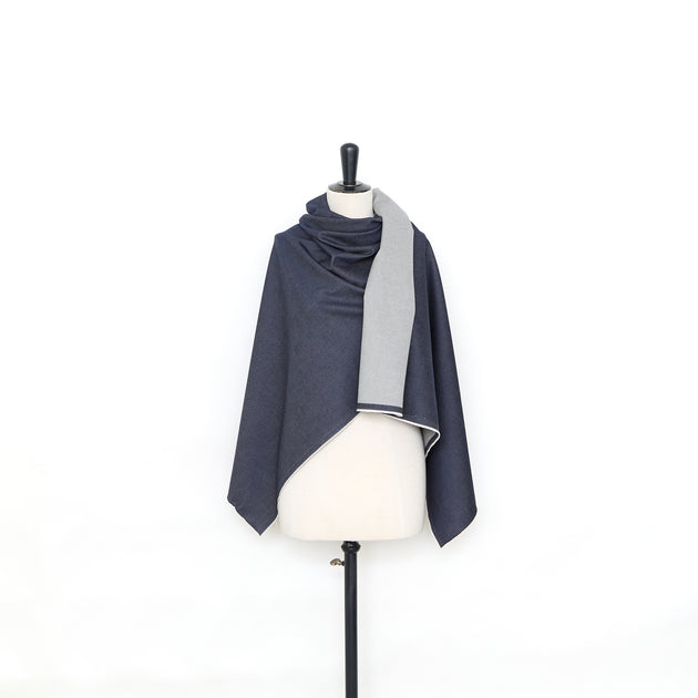 T25M14169 | Denim en Coton & Cachemire