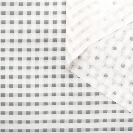 T25M14182 | Checked Silk Jacquard