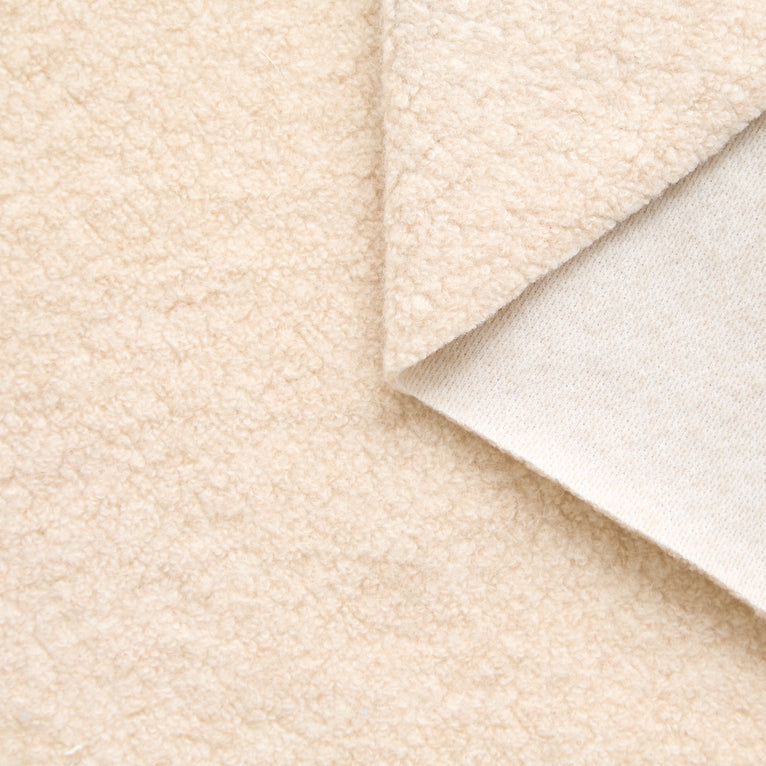 T25M14208 | Bouclé Wool Blend Fleece - view 1