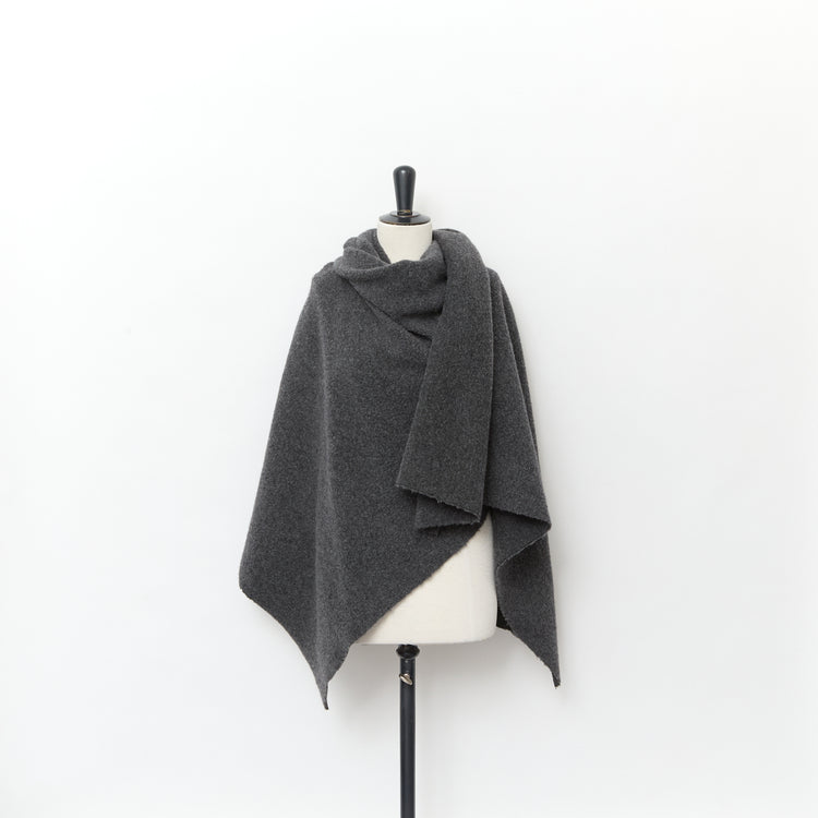 T25M14208 | Bouclé Wool Blend Fleece - view 2