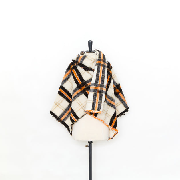 T25M14211 | Checked Hairy Fleece