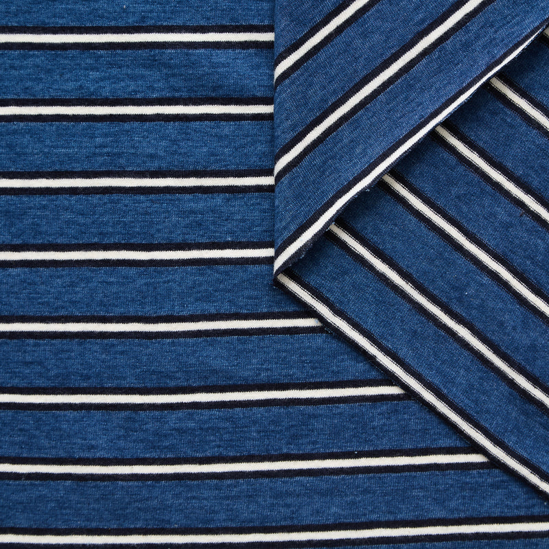 T25M14212 | Jersey Rayé Indigo