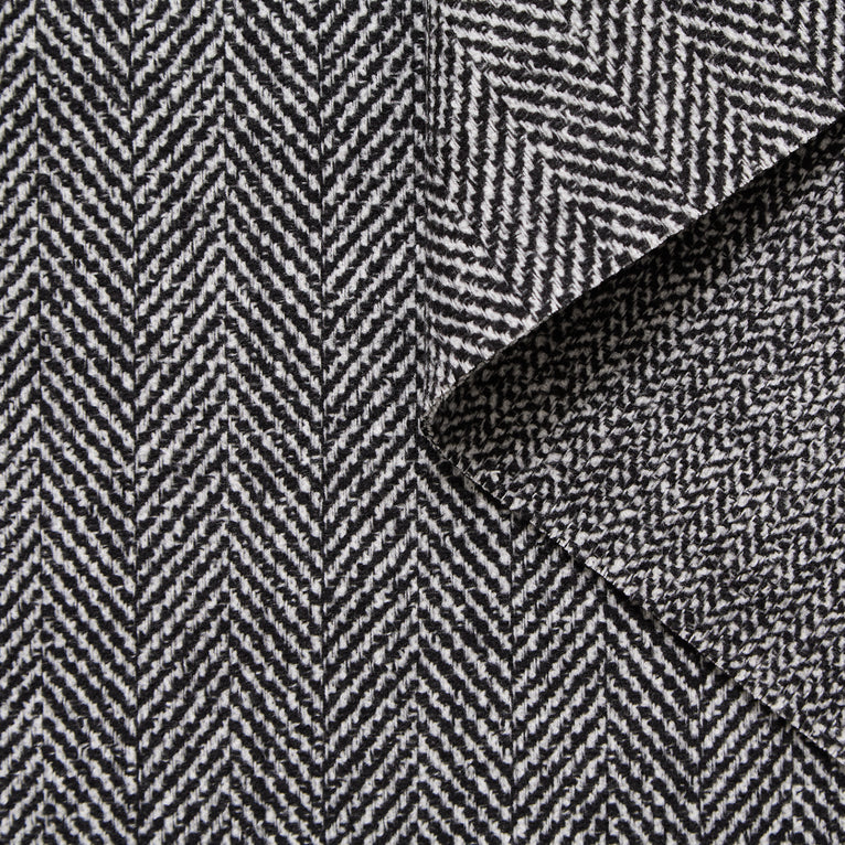 T25M14276 | Splittable Wool Herringbone Drap RWS - view 1
