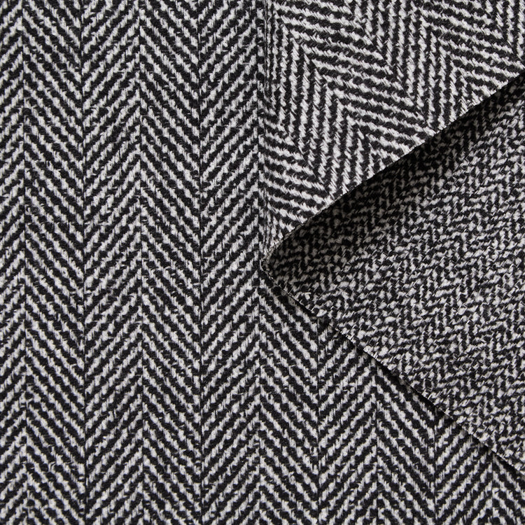 T25M14276 | Splittable Wool Herringbone Drap RWS - view 1
