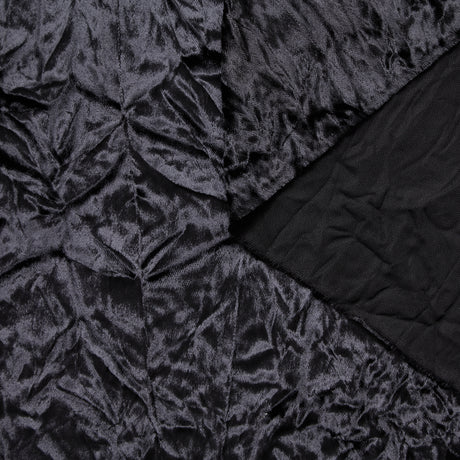 T25M14278 | Velours Froissé en Viscose et Soie