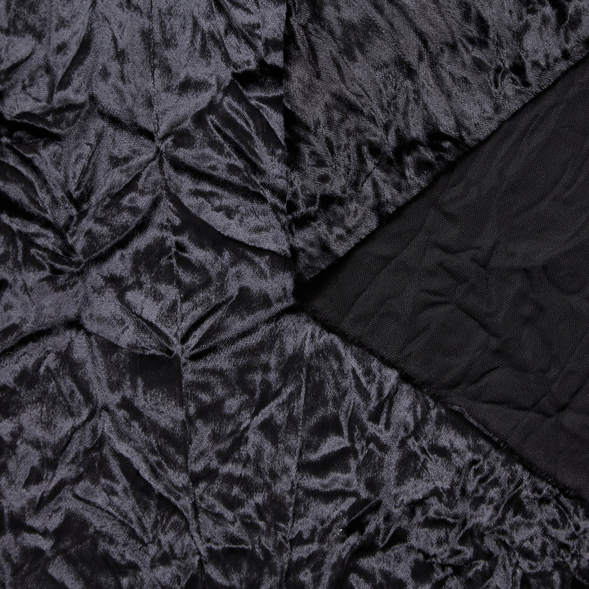 T25M14278 | Velours Froissé en Viscose et Soie