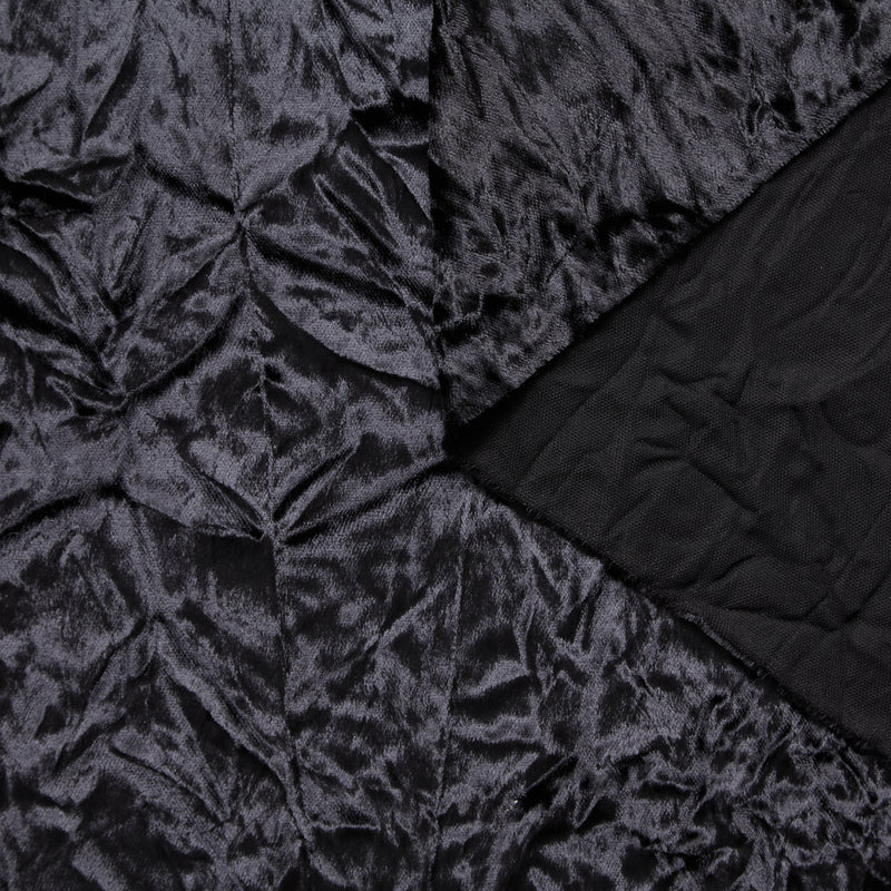 T25M14278 | Velours Froissé en Viscose et Soie