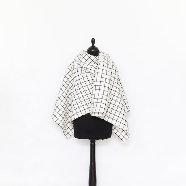 T25M14300 | Splittable Checked Wool Coating