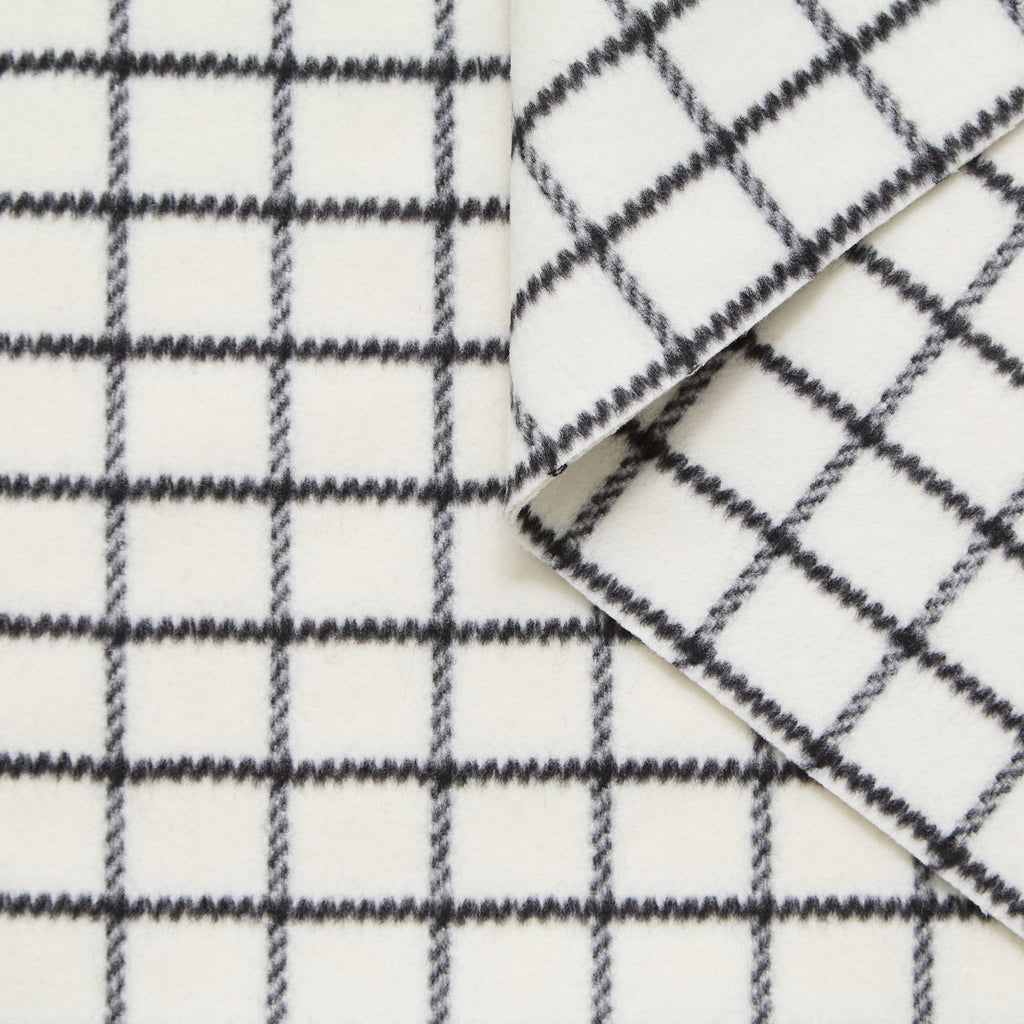 T25M14302 | Splittable Checked Virgin Wool Drap RWS