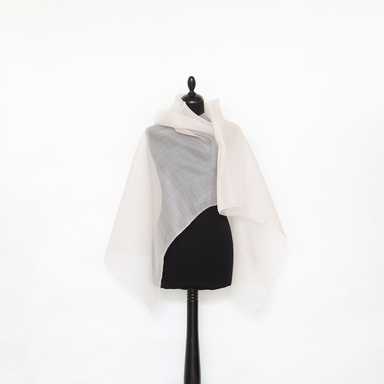 T25M14357 | Organza Flammé en Soie - vue 2