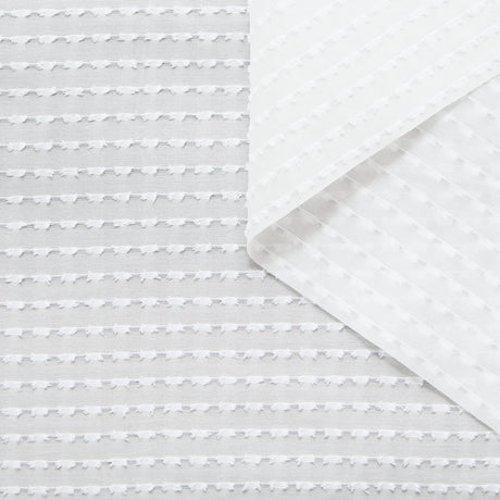 T25M14360 | Popeline Fils Coupés en Soie et Coton