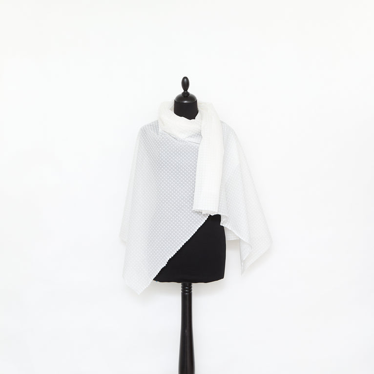T25M14360 | Popeline Fils Coupés en Soie et Coton - vue 2