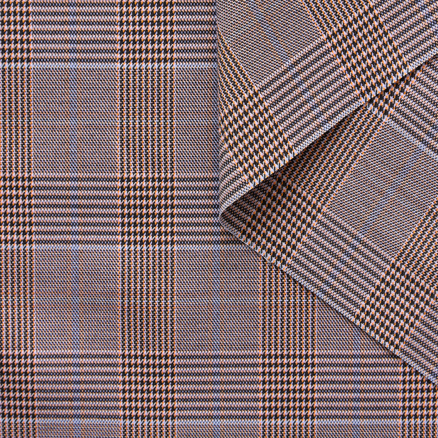 T25N13126 | Prince Of Wales Wool Blend Suiting