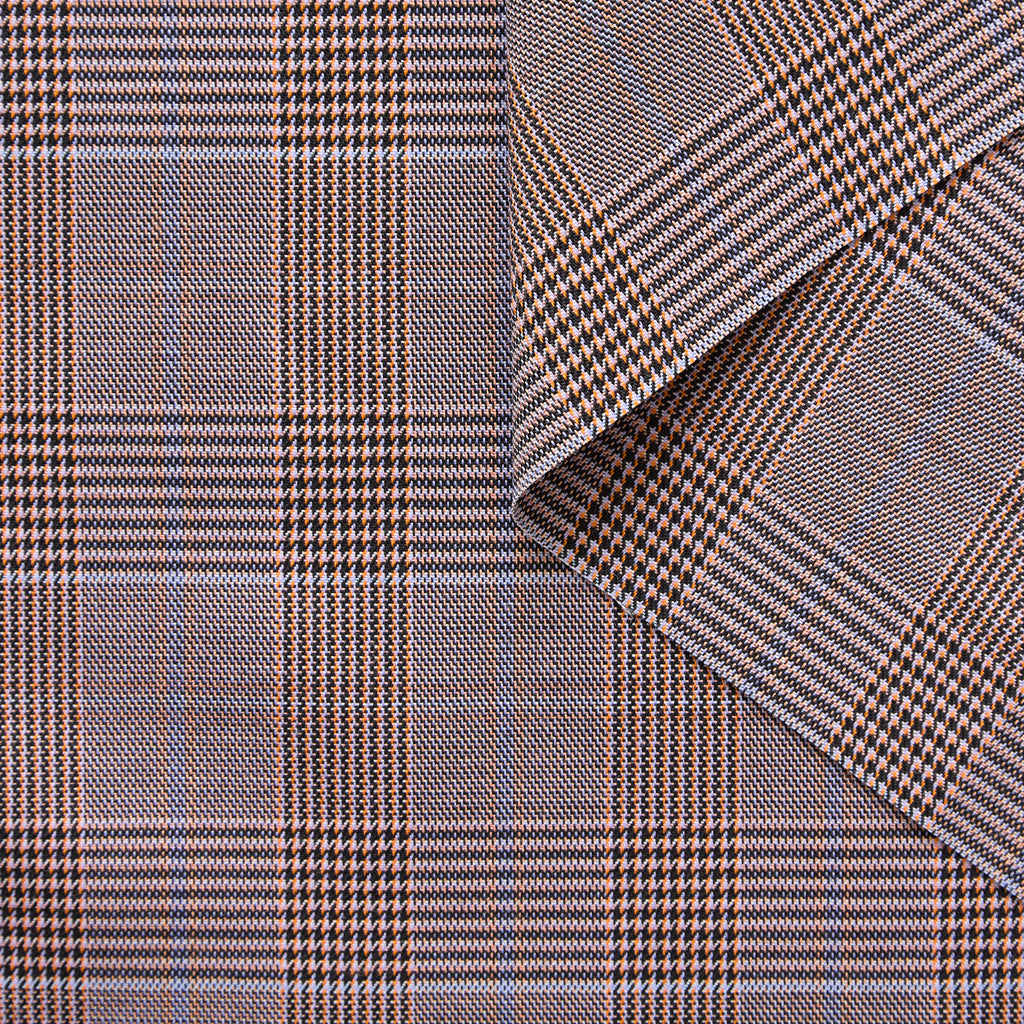 T25N13126 | Suiting Prince de Galles en Laine Mélangée 