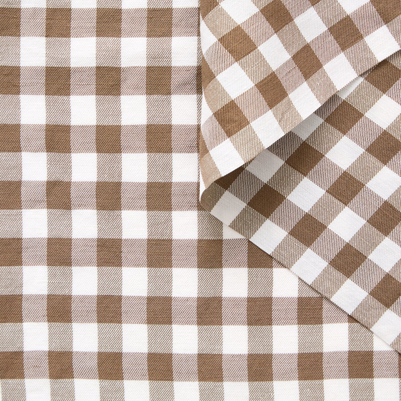 T25N13139 | Twill Vichy en Lin et Viscose