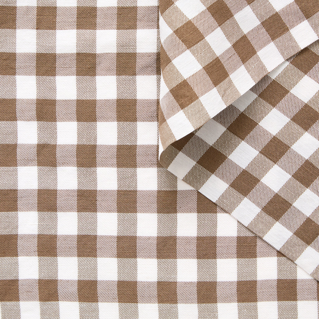 T25N13139 | Twill Vichy en Lin et Viscose