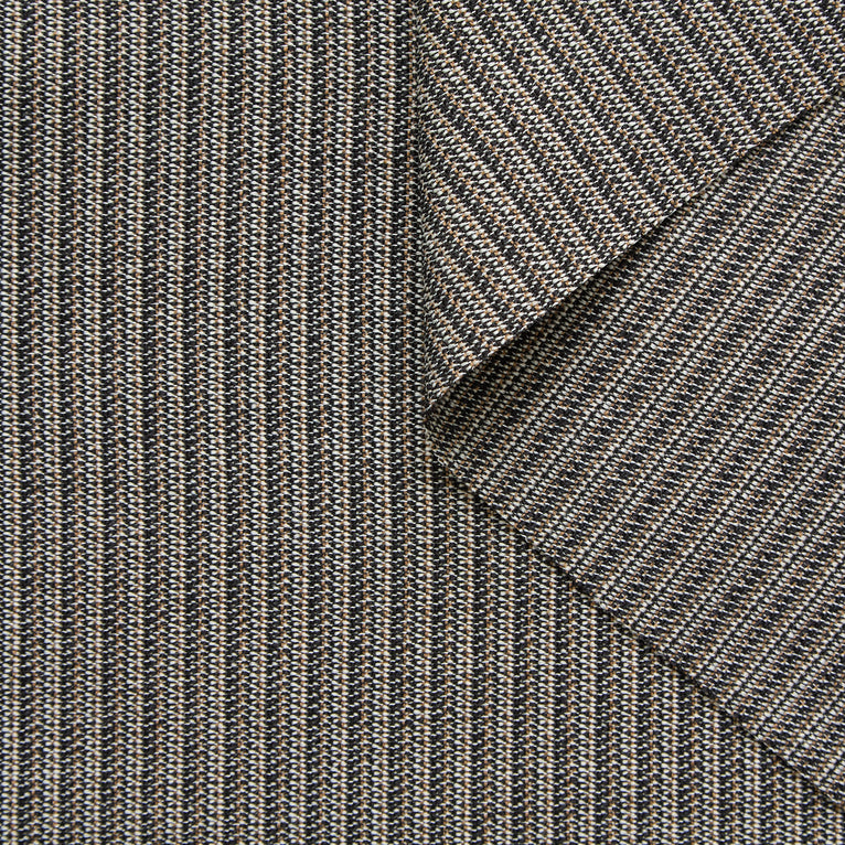 T25N13157 | Suiting à rayures fantaisie en Laine - vue 1