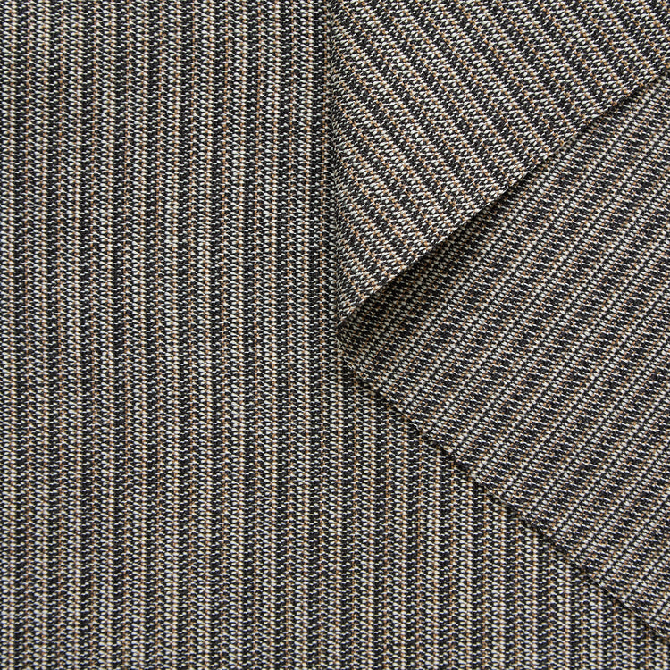 T25N13157 | Suiting à rayures fantaisie en Laine - vue 1