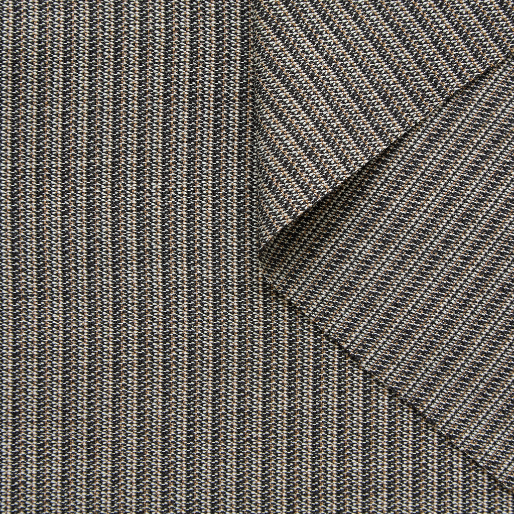 T25N13157 | Suiting à rayures fantaisie en Laine