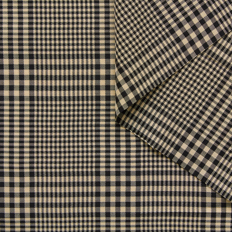 T25N13169 | Suiting à Carreaux en Viscose et Laine